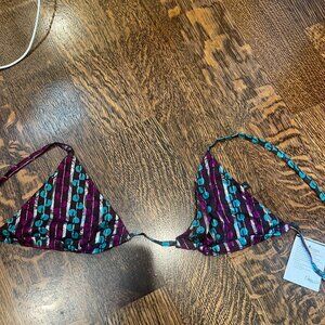 NWT ANTIK BATIK Bikini Top US Large